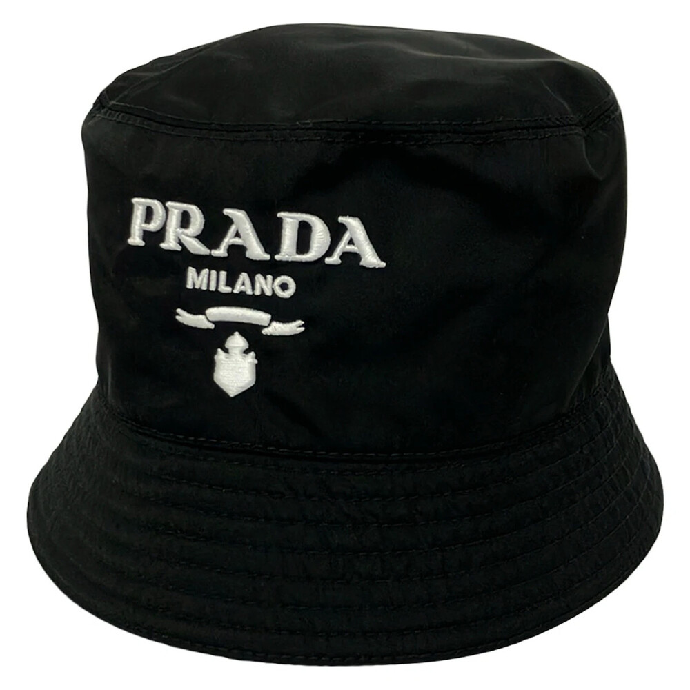 Prada Re-Nylon Embroidered Logo Bucket #359089P71B